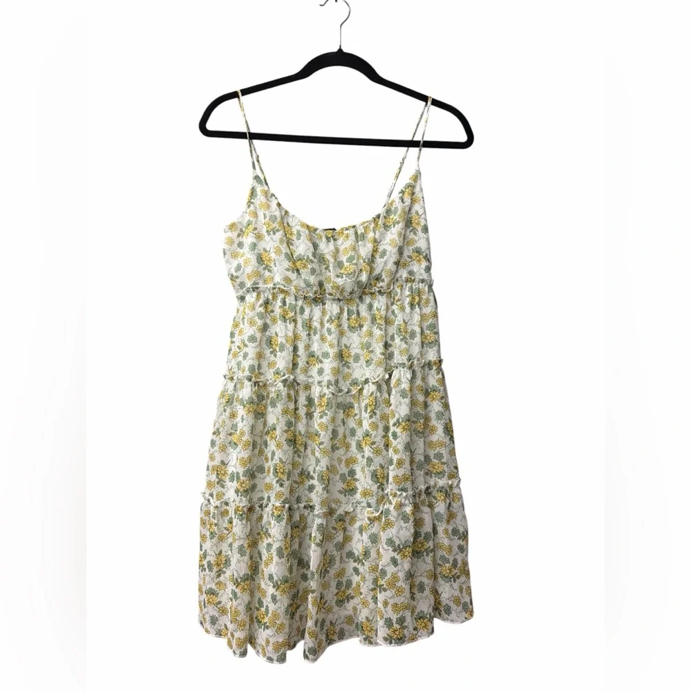 Trixxi Ditsy Floral Empire Waist Mini Dress | Size M